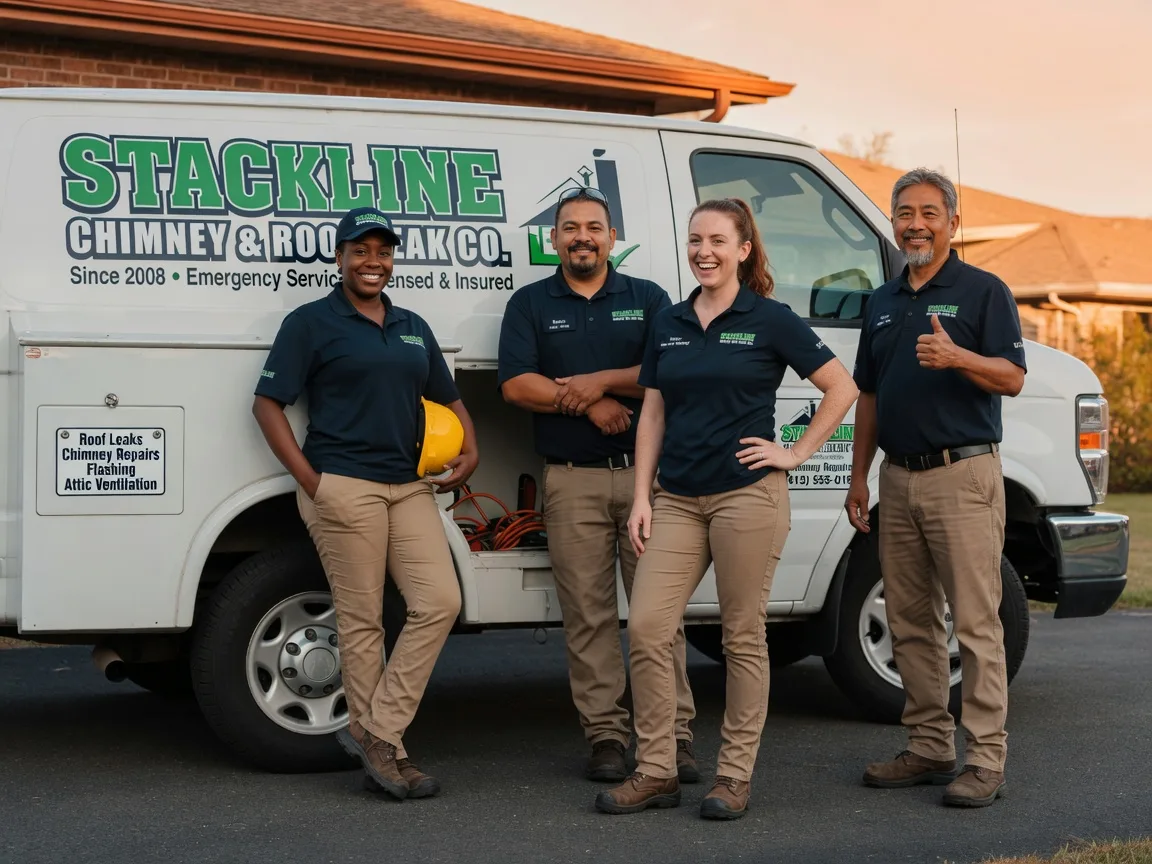 Chimney flashing repair company in Tennga, GA